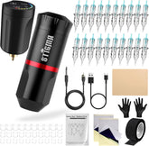 STIGMA Tattoo Machine Kit Q49 Tattoo Machines with 7 Color Inks & 20PCS Cartridges