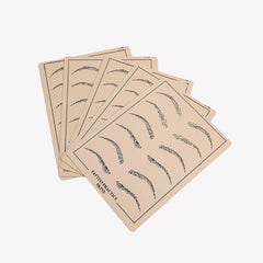 Multi-purpose microblades tattoo practice skin 5pcs - Eyebrow