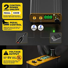 Solong Complete Rotary Machine Pen Machine Switch Power Supply 20 Cartridges Needle