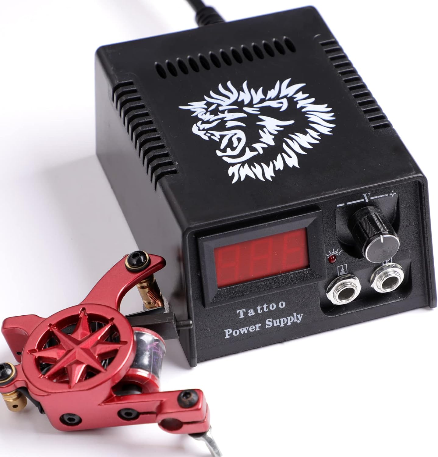 Solong Tattoo Complete Tattoo Set 2 Pro Machine Power Supply Foot Pedal Needles Grips Tips TK226