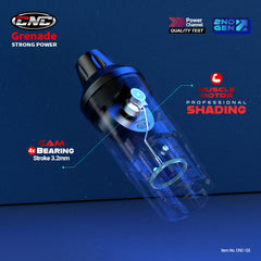 CNC Professional Shading Cartridge Pen Style Tattoo Machine Q5 Grenade(UK)