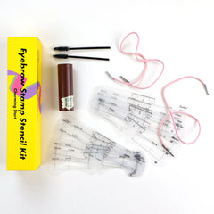 Eyebrow Makeup Eyebrow Stamp Stencil Kit