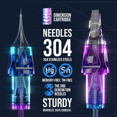 30PCS CNC Dimension Tattoo Needle Cartridges Mixed Size (AMZ)